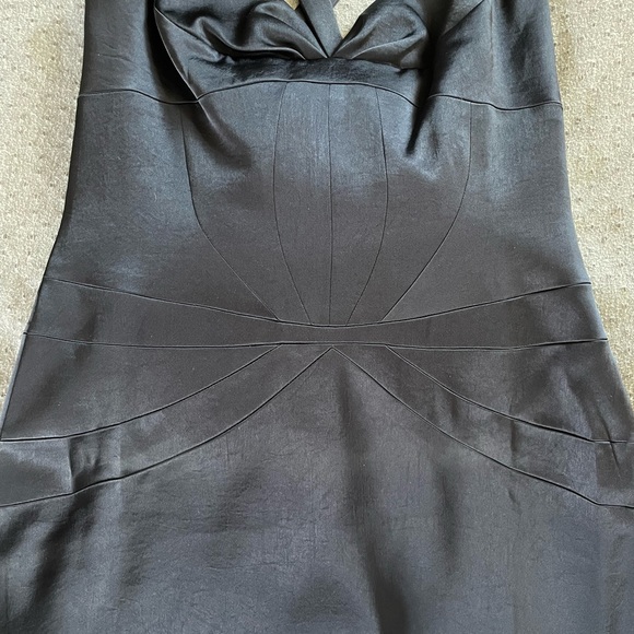 Form fitting cocktail dress - size 6 - navy - Picture 6 of 9
